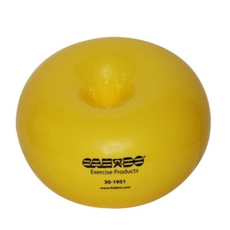 Fabrication Enterprises 45 cm dia. x 25 cm Cando Donut Ball, Yellow FA129412